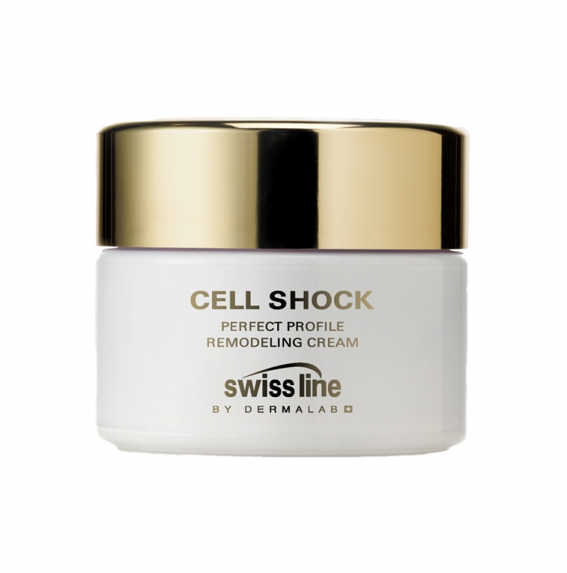 Kem phục hồi chống lão hóa vùng da cổ và dưới cằm hoàn hảo Swissline cell shock remodeling cream